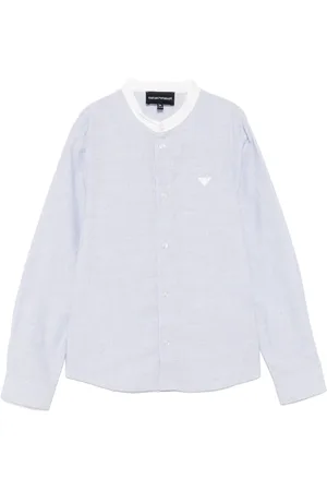 Emporio Armani Hemd mit Logo-Stickerei