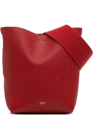 Céline 2018 kleine Leather Seau Sangle Beuteltasche