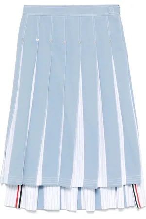 Thom Browne Jeans-Midirock mit Falten