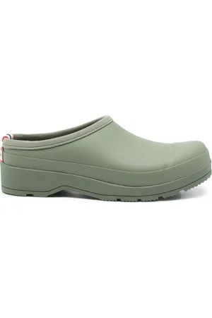 Hunter Mules mit Logo-Print