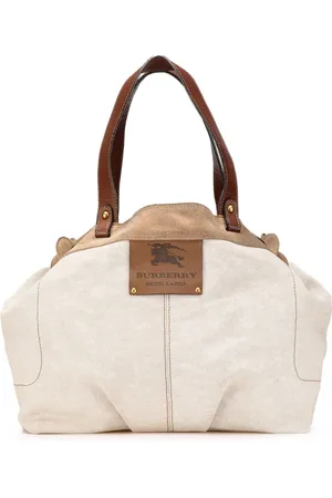 Burberry 2023-2025 Tote Bag mit Denim-Logo