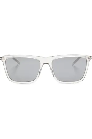 Saint Laurent Sonnenbrille mit transparentem Gestell