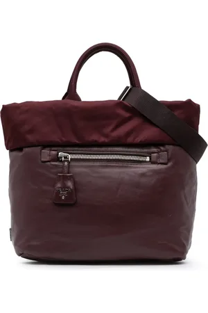 Prada 2000-2024 wendbare Tessuto Satchel-Tasche aus Nappaleder