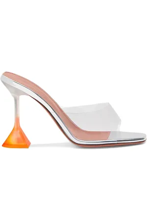 Amina Muaddi Lupita Glass Mules