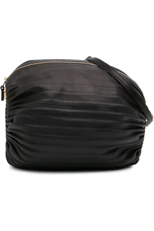 Loewe 2022 Bracelet Pouch Umhängetasche aus Nappaleder mit Falten