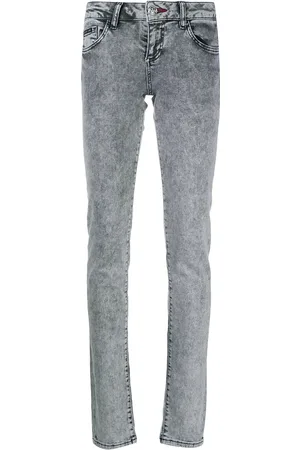 Philipp Plein Halbhohe Skinny-Jeans