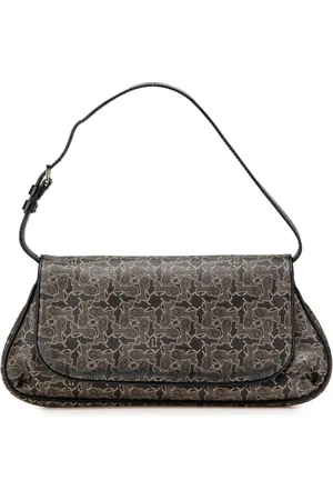 Céline 2008 Horse Carriage Schultertasche aus beschichtetem Canvas