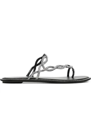 RENE CAOVILLA Sandalen mit Flechtmuster