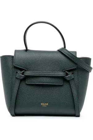 Céline 2000-2017 Pico Satchel-Tasche aus gekörntem Kalbsleder