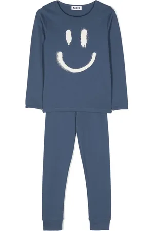 Molo Lue Pyjama mit Smiley-Print