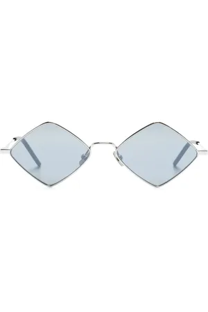 Saint Laurent Lisa Sonnenbrille mit Gestell in Rautenform