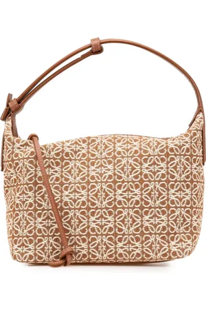 Loewe 2022 kleine Anagram Cubi Handtasche aus Canvas