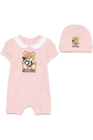 Moschino Strampler mit grafischem Print