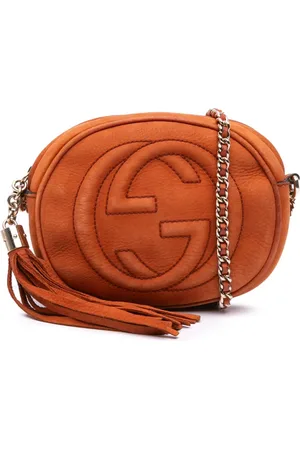 Gucci 2016-2024 mini Soho Chain Umhängetasche aus Nubukleder