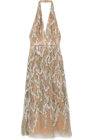 Elie saab Midikleid mit Pailletten