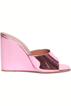 Amina Muaddi Lupita Wedge-Mules 95mm