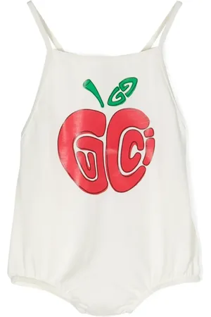 Gucci Badeanzug mit GG Apfel