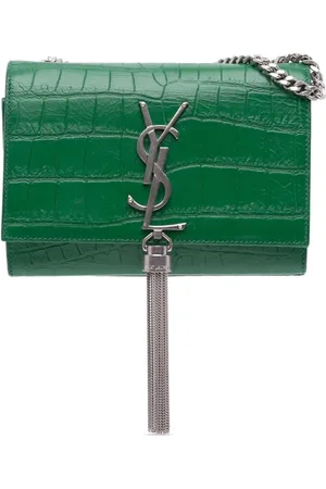 Saint Laurent 2013-2025 kleine Kate Umhängetasche mit Prägung und Quaste