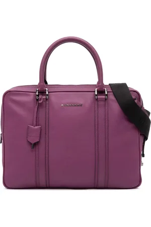 Burberry 2000-2017 Newburg Aktentasche aus Leder