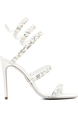 RENE CAOVILLA Cleo Sandalen mit Perlenverzierung 110mm