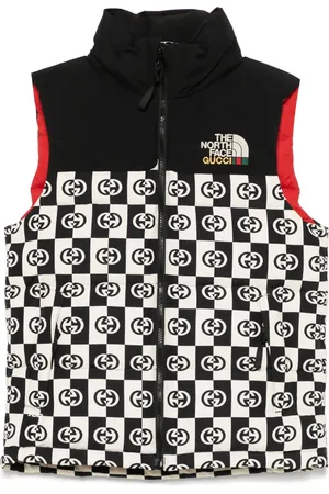 Gucci 2020s x The North Face Weste mit GG