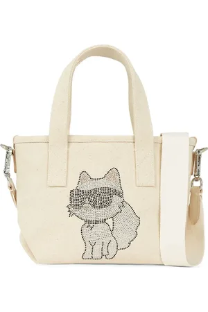 Karl Lagerfeld Tote Bag mit Katzenmotiv