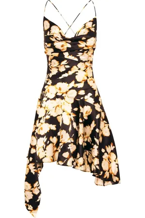 Nicholas Seidenkleid mit Blumen-Print