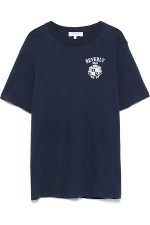Sporty & Rich T-Shirt mit Beverly Hills-Wappen
