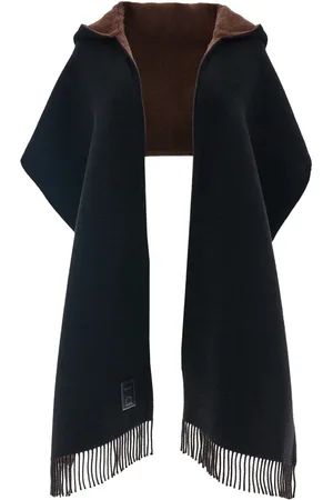 Salvatore Ferragamo Hybrid Schal mit Kapuze