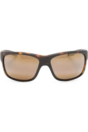 Maui Jim Eckige Sonnenbrille in Schildpattoptik