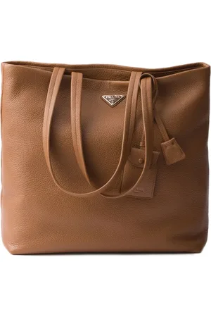 Prada Shopper mit Logo-Schild