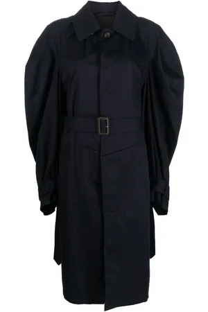 Balenciaga Twisted Trenchcoat mit Puffärmeln