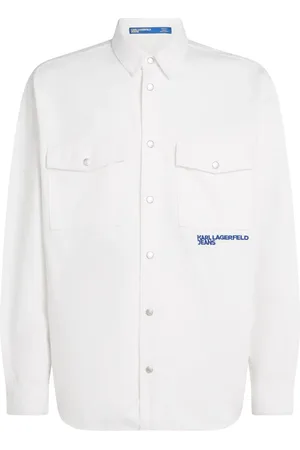 Karl Lagerfeld Hemd mit Slogan-Print