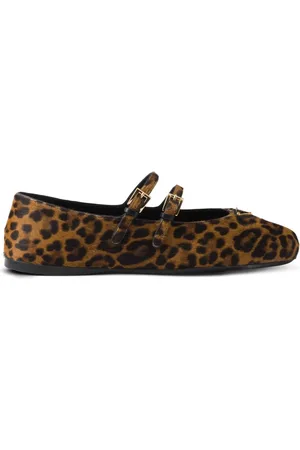 Prada Ballerinas mit Leoparden-Print