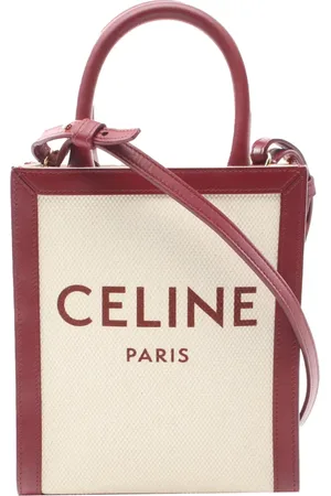 Céline 2020-2024 mini Vertical Cabas Satchel-Tasche aus Canvas