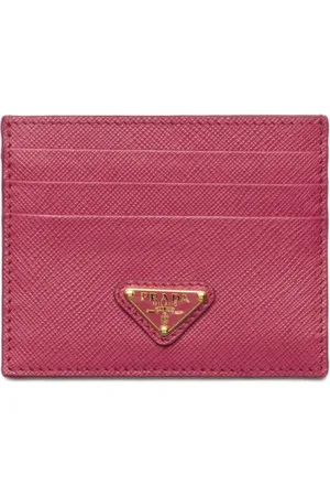 Prada Kartenetui aus Saffiano-Leder