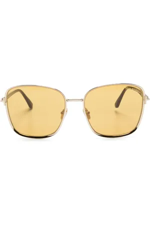 Tom Ford Sonnenbrille mit eckigem Gestell