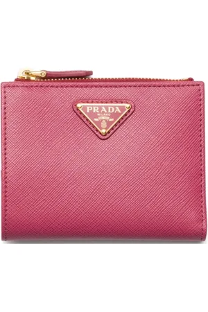 Prada Kleines Portemonnaie aus Saffiano-Leder
