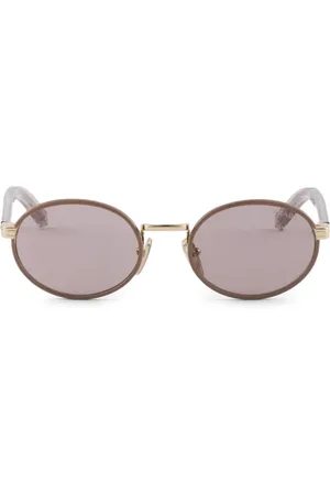 Prada Sonnenbrille mit rundem Gestell