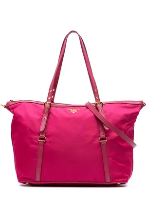 Prada 2000-2024 Tessuto Satchel-Tasche mit Saffiano-Besatz