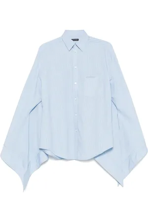 Balenciaga Hemd mit geknoteten Bündchen