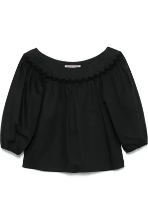 Saint Laurent 1970s Bluse aus Gabardine