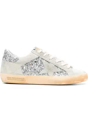 Golden Goose Super-Star Sneakers mit Glitter-Detail