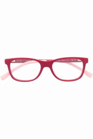 Lacoste Eckige Brille mit Prägung