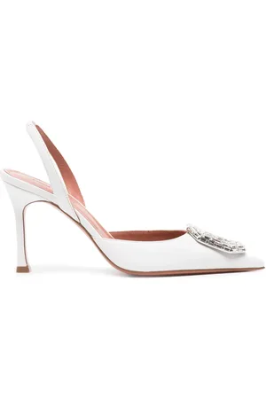 Amina Muaddi Camelia Pumps mit Kristallen