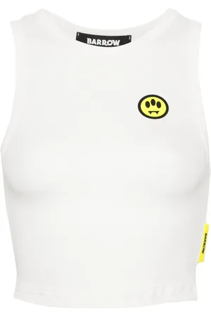 BARROW Cropped-Oberteil mit Logo-Print