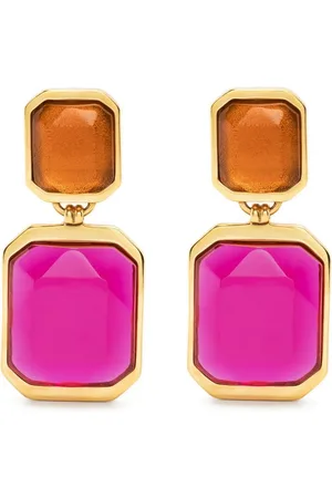 Saint Laurent Zweifarbige Ohrringe