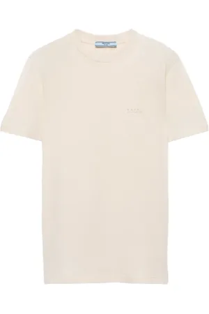 Prada T-Shirt mit Logo-Print