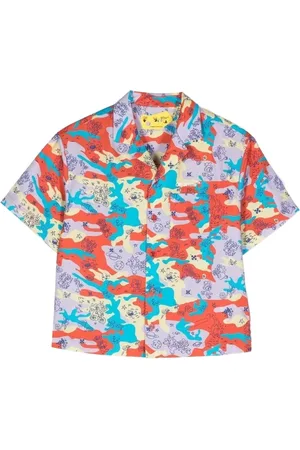 OFF-WHITE Hemd mit Camouflage-Print