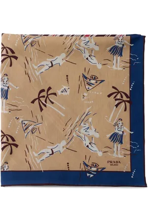 Prada Seidenschal mit Print